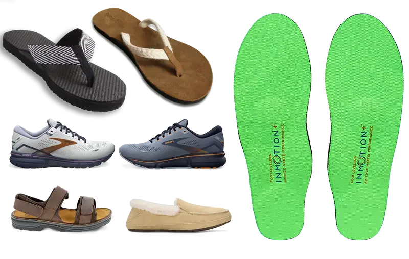 Multiple pair of orthotics for work or play