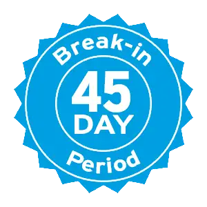 45 day break-in period